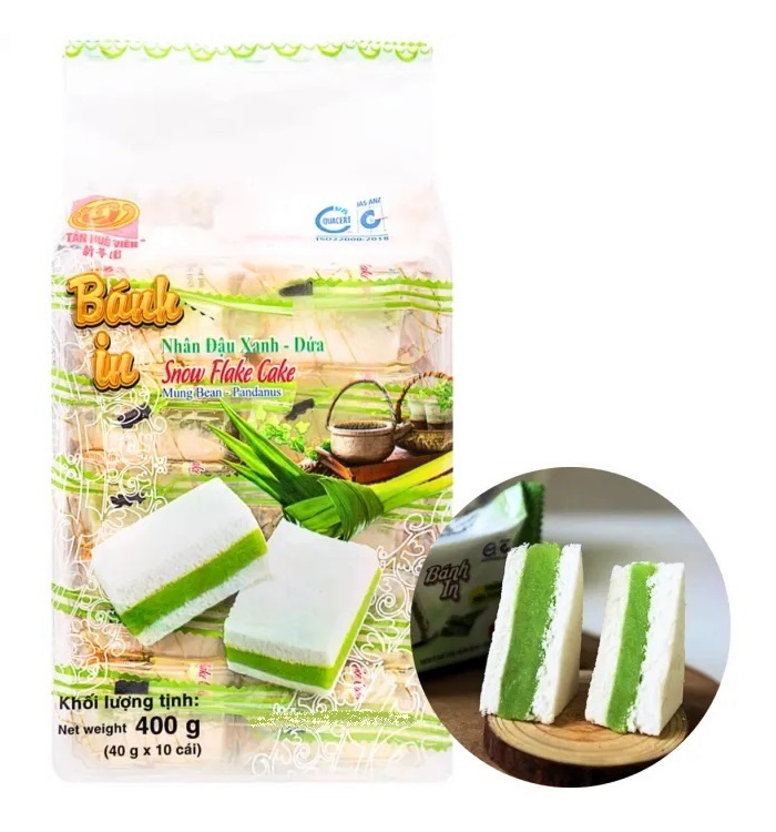 Tortine con crema di fagioli mungo e Pandano - Tan Hue Vien 400g